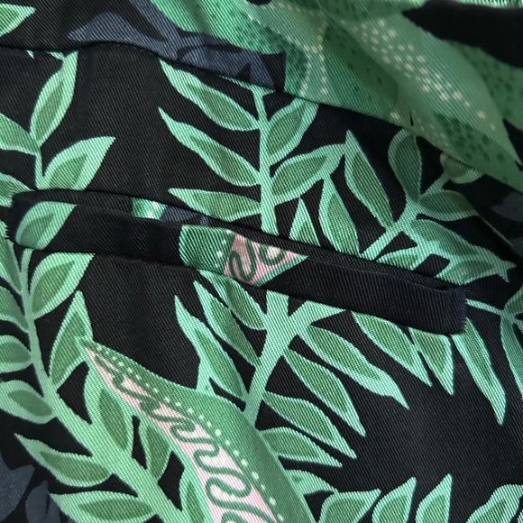 Anthropologie Maeve Escape Print wide leg trousers size 14 New with tags - Picture 5 of 11